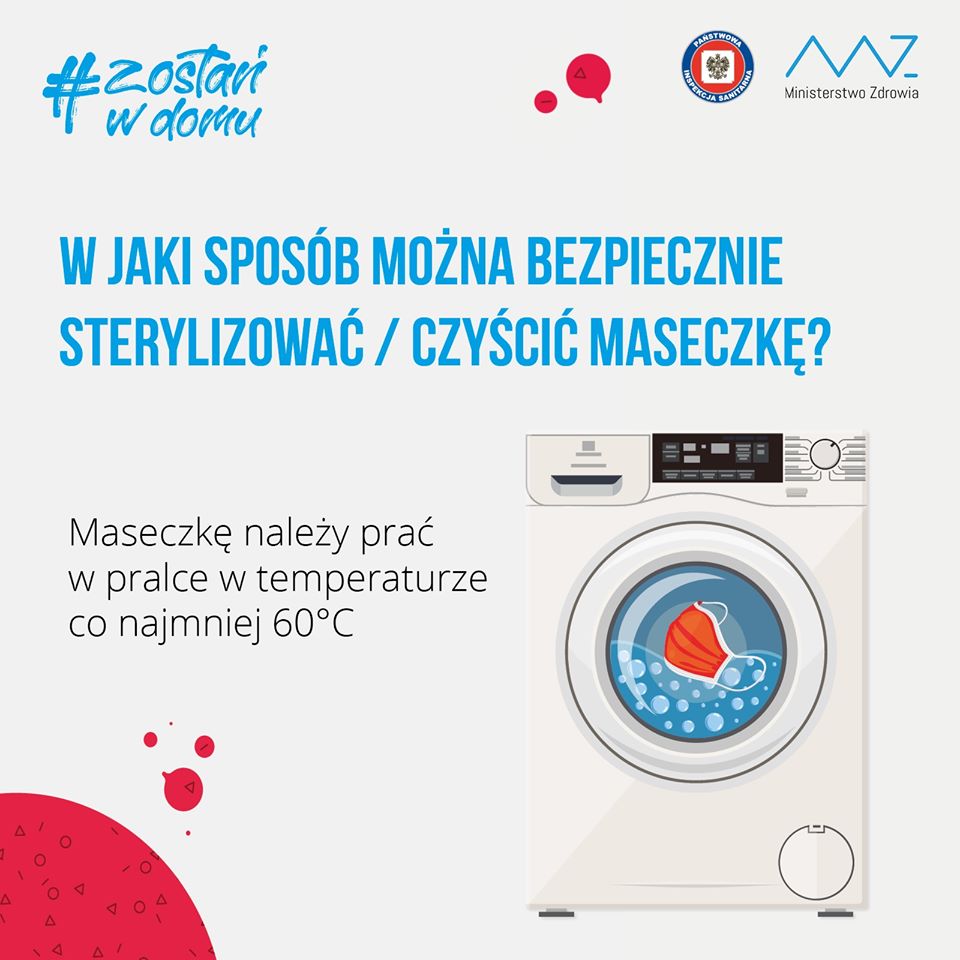 Czyszczenie maseczki