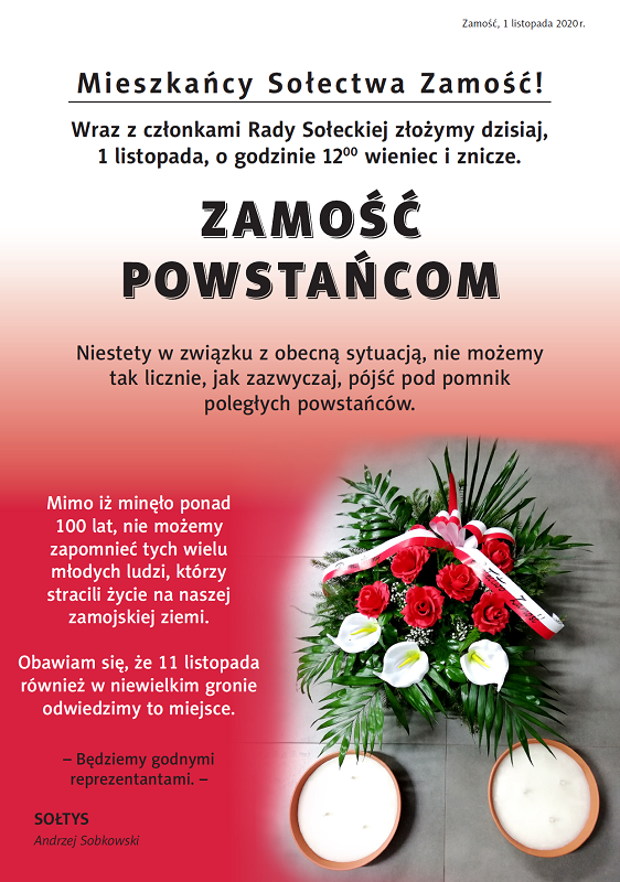 Zamosc powstańcom